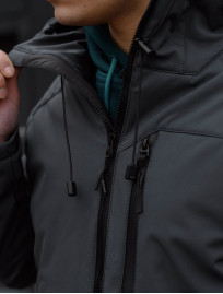 Geacă Staff soft shell ber dark gray