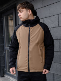 Geacă Staff soft shell ob beige & black