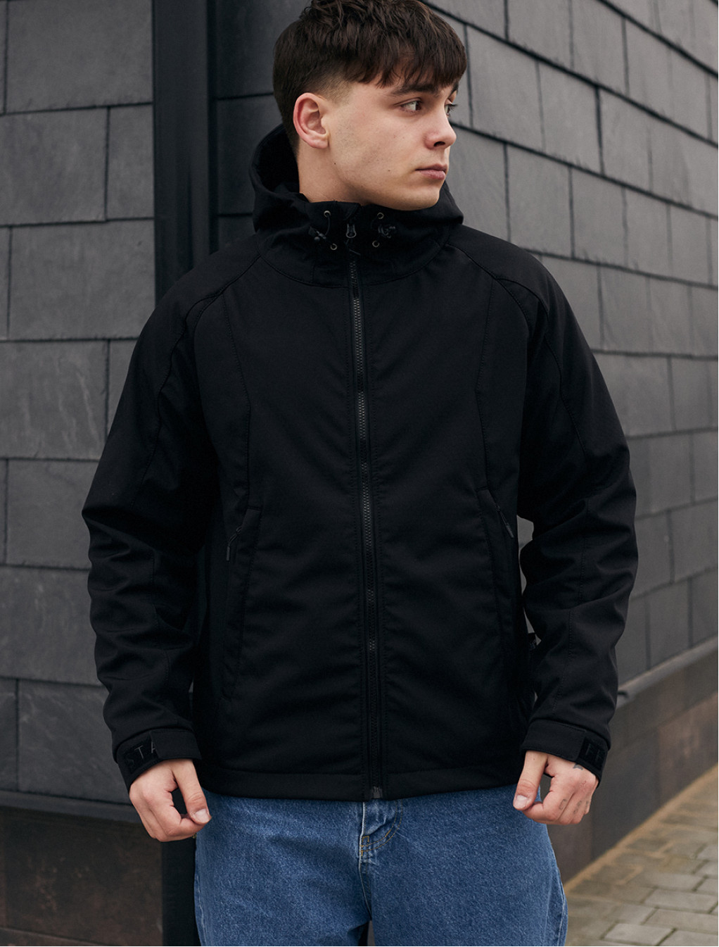 Geacă Staff soft shell ob black