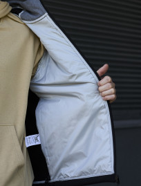 Geacă Staff soft shell bo gray melange & black