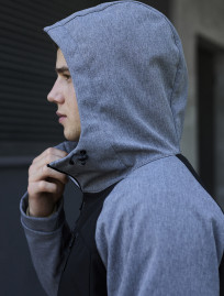 Geacă Staff soft shell bo gray melange & black