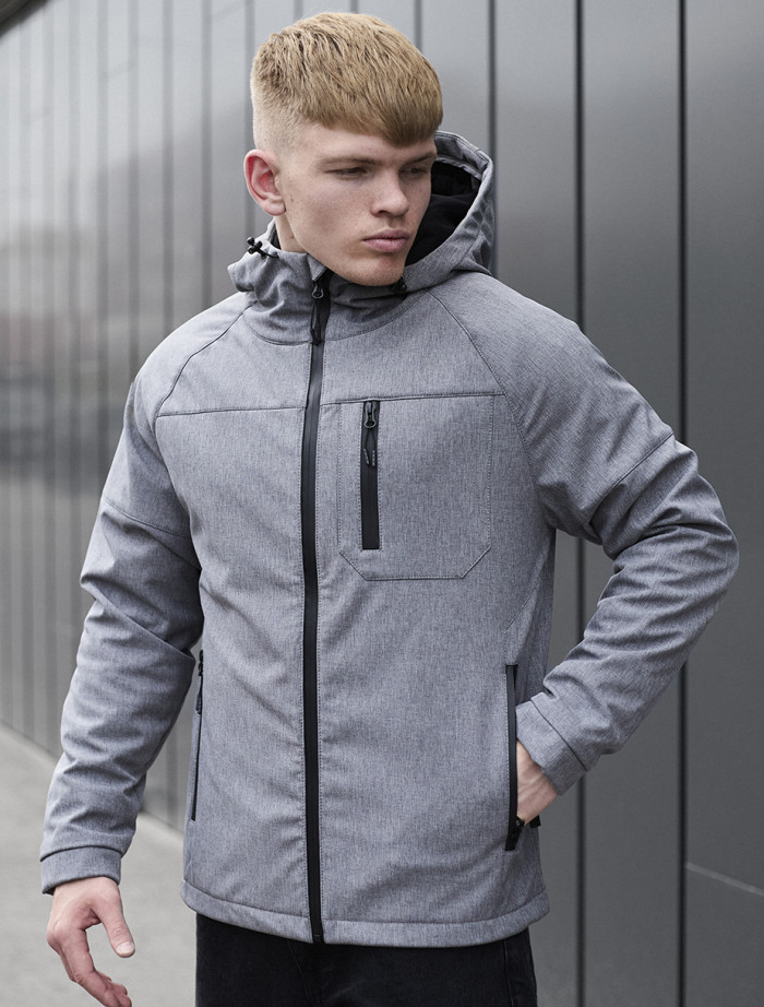 Geacă Staff soft shell bo gray melange