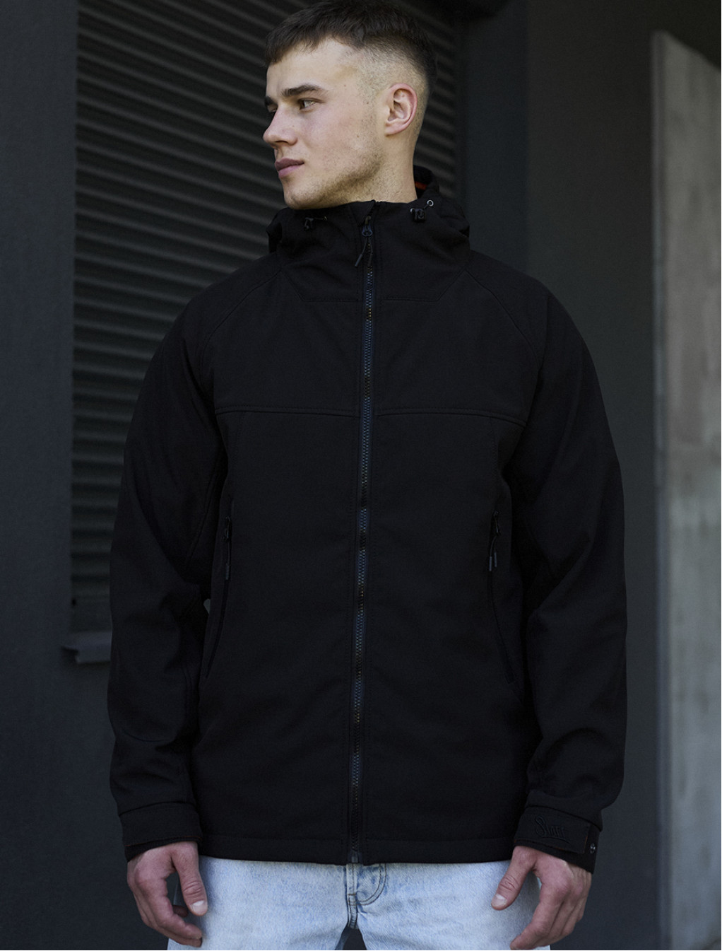 Geacă Staff soft shell pu black