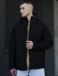 Geacă Staff soft shell pu black