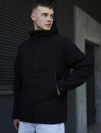 Geacă Staff soft shell pu black