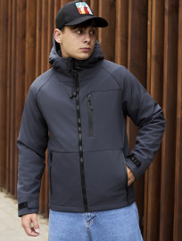 Geacă Staff soft shell flox gray