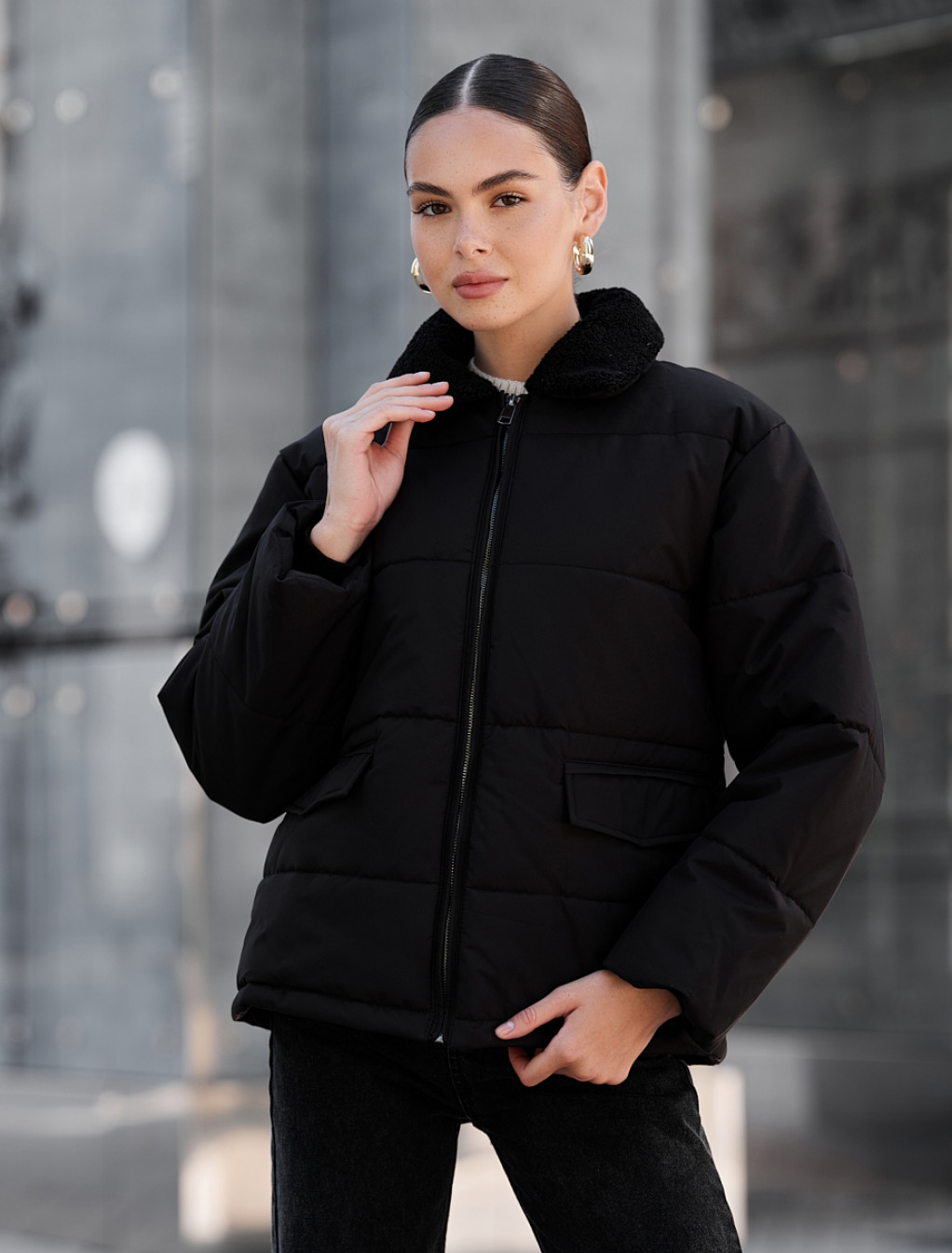 Geacă demi-sezon de damă Staff me black