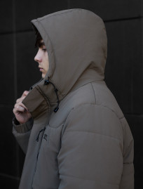Geacă de iarnă Staff golu dark khaki