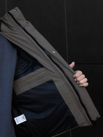 Geacă de iarnă Staff golu dark khaki