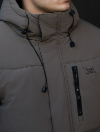 Geacă de iarnă Staff golu dark khaki