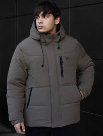 Geacă de iarnă Staff golu dark khaki