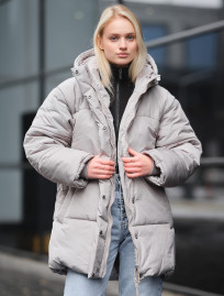 Geacă de iarnă de damă Staff di light gray