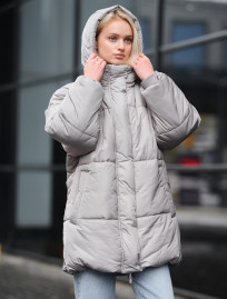 Geacă de iarnă de damă Staff di light gray