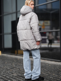 Geacă de iarnă de damă Staff di light gray