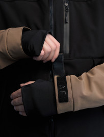 Geacă Staff soft shell lokk black & brown