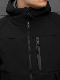 Geacă Staff soft shell lokk black