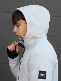 Geacă  Staff soft shell lokk light gray