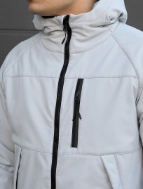Geacă  Staff soft shell lokk light gray