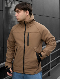 Geacă Staff soft shell lokk brown
