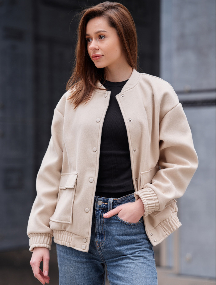 Jachetă bomber de damă Staff bo milk