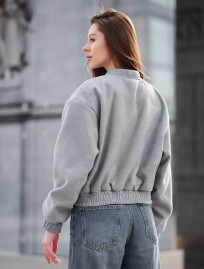 Jachetă bomber de damă Staff bla light gray