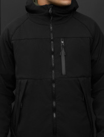 Geacă Staff soft shell lokk black2