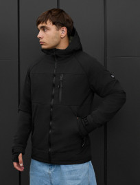 Geacă Staff soft shell lokk black2