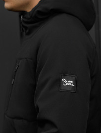 Geacă Staff soft shell lokk black2