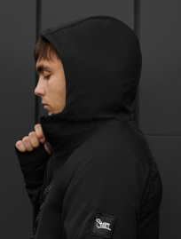 Geacă Staff soft shell lokk black2