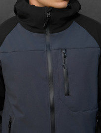 Geacă Staff mei soft shell dark gray & black