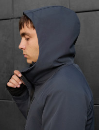 Geacă Staff mei soft shell dark gray
