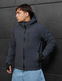 Geacă Staff mei soft shell dark gray