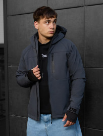 Geacă Staff mei soft shell dark gray