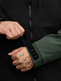 Geacă Staff soft shell cu black & khaki