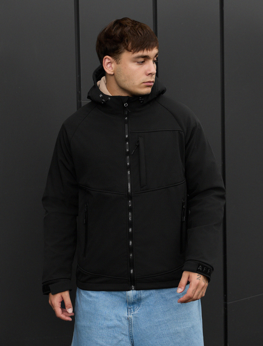 Geacă Staff soft shell cu black