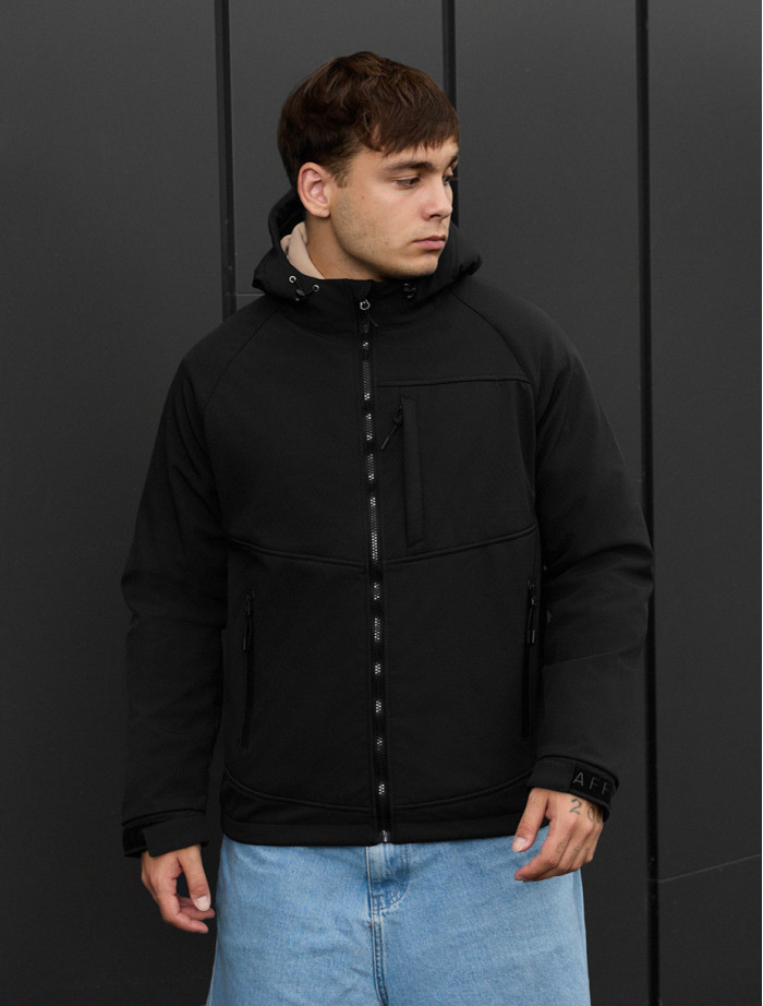 Geacă Staff soft shell cu black