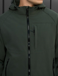 Geacă Staff soft shell cu khaki