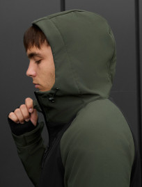 Geacă Staff bu soft shell khaki & black
