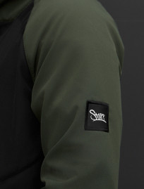 Geacă Staff bu soft shell khaki & black