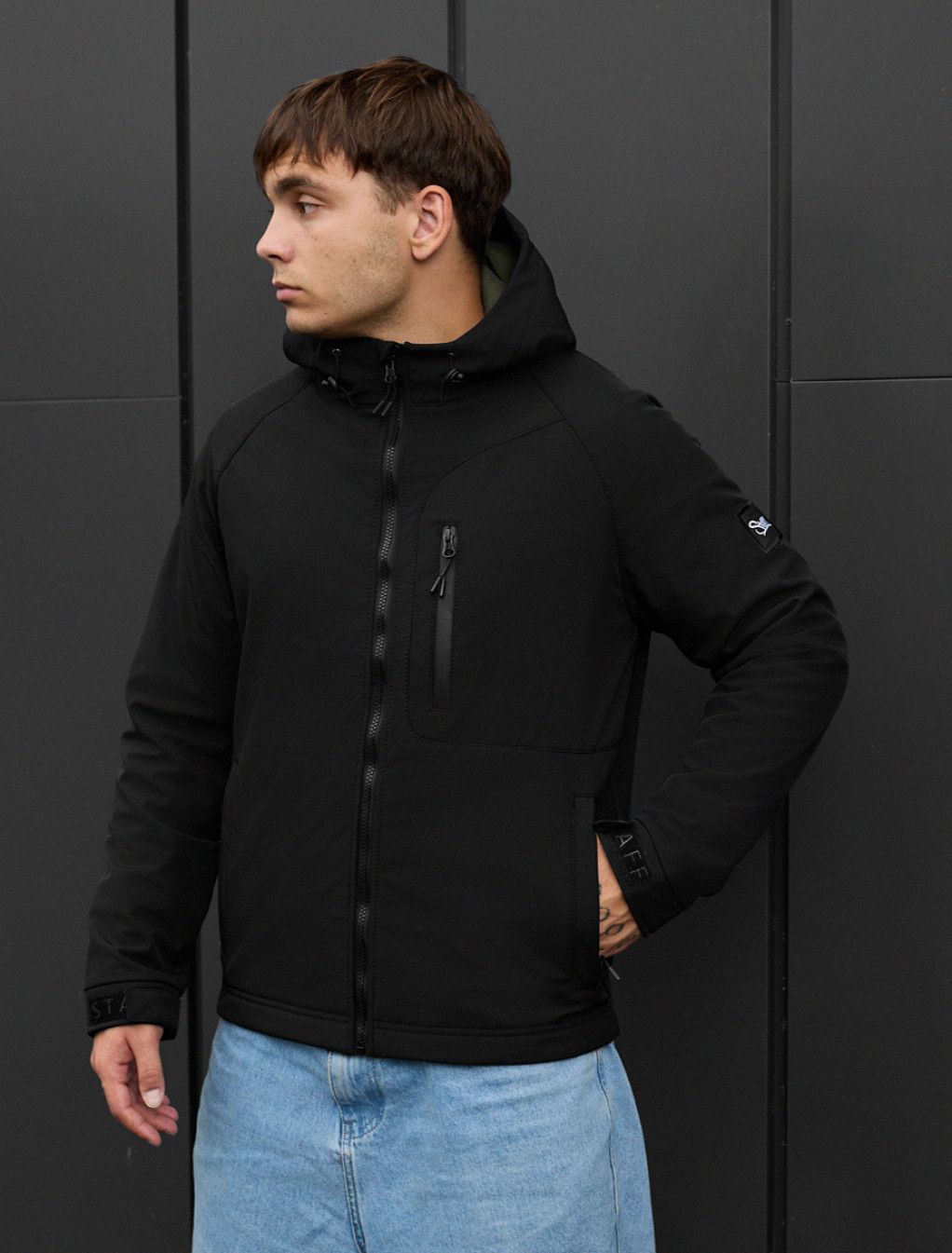 Geacă soft shell Staff re black
