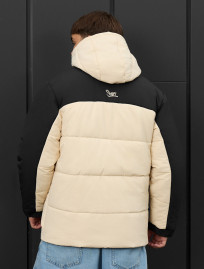 Geacă de iarnă Staff tund milk & black