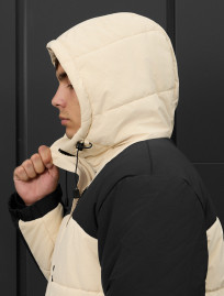 Geacă de iarnă Staff tund milk & black