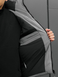 Geacă de iarnă Staff tund gray & black