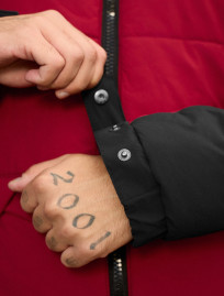 Geacă de iarnă Staff tund red & black