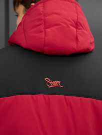 Geacă de iarnă Staff tund red & black