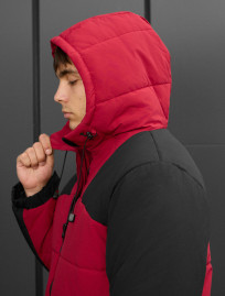 Geacă de iarnă Staff tund red & black