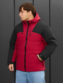 Geacă de iarnă Staff tund red & black