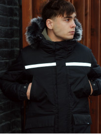 Parka de iarnă Staff se black