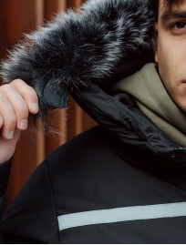 Parka de iarnă Staff se black