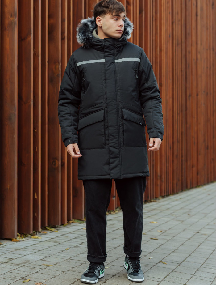 Parka de iarnă Staff se black